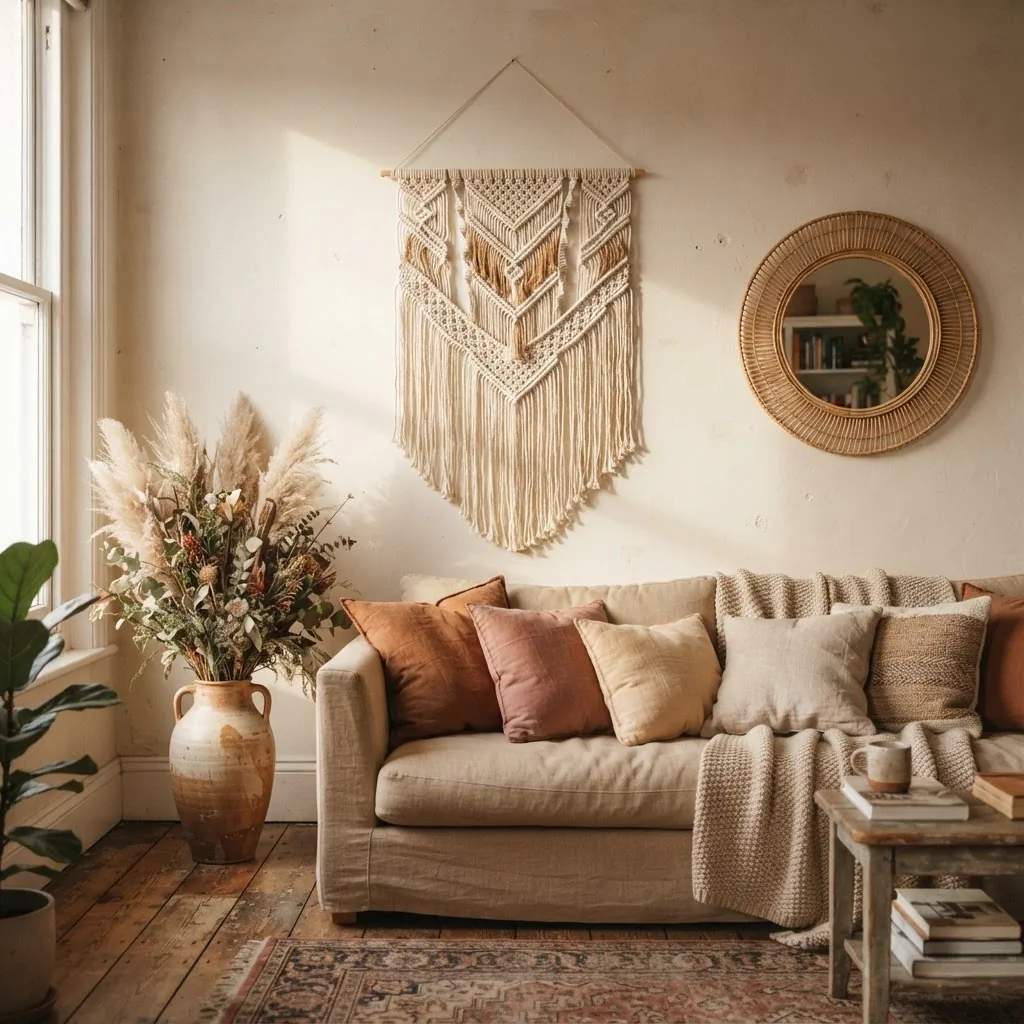Boho Wall Art Ideas That Feel Collected, Not Cluttered
