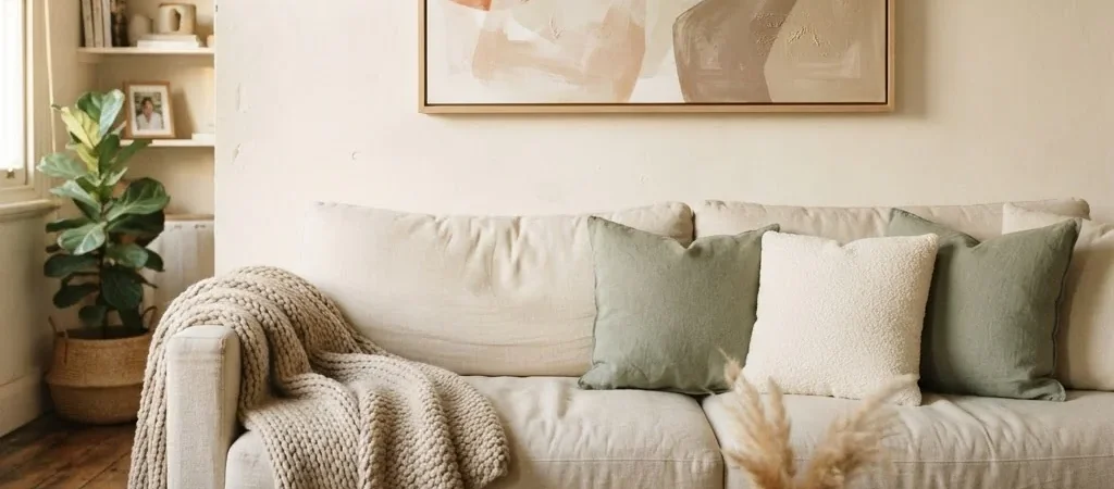 What to Hang Above the Couch: 20 Renter-Friendly Wall Art Ideas