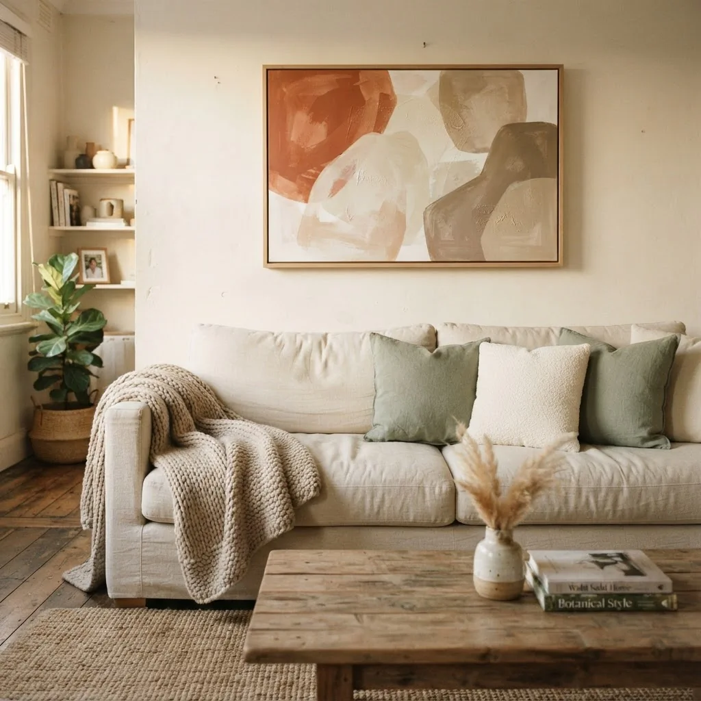What to Hang Above the Couch: 20 Renter-Friendly Wall Art Ideas